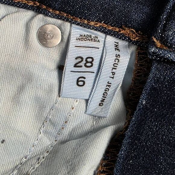 LOFT Sculpt Jegging Women’s 6/28 Dark Wash - Picture 7 of 10